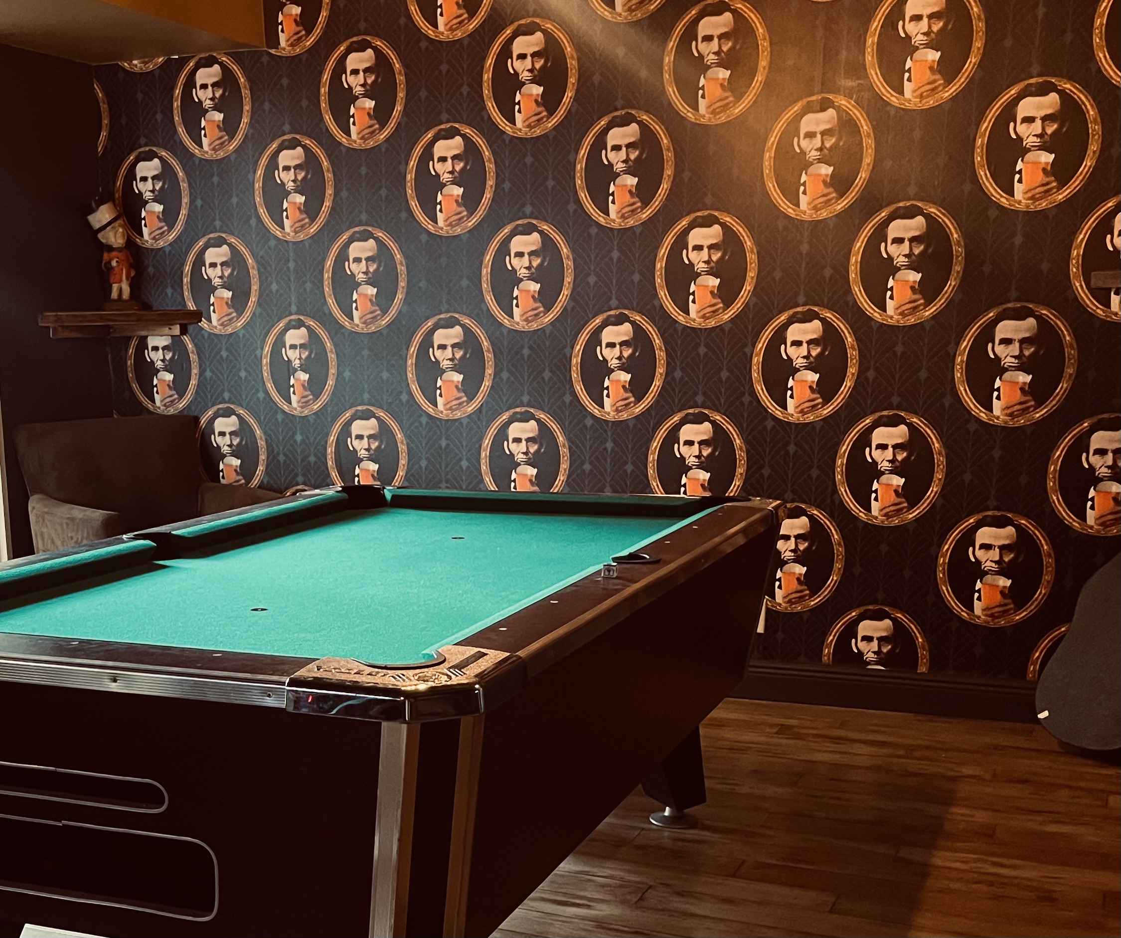 Pool table at The Locals Pub